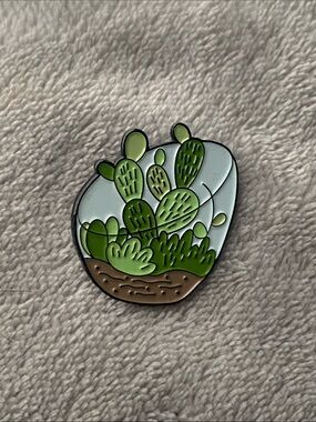 Plant Terrarium enamel pin